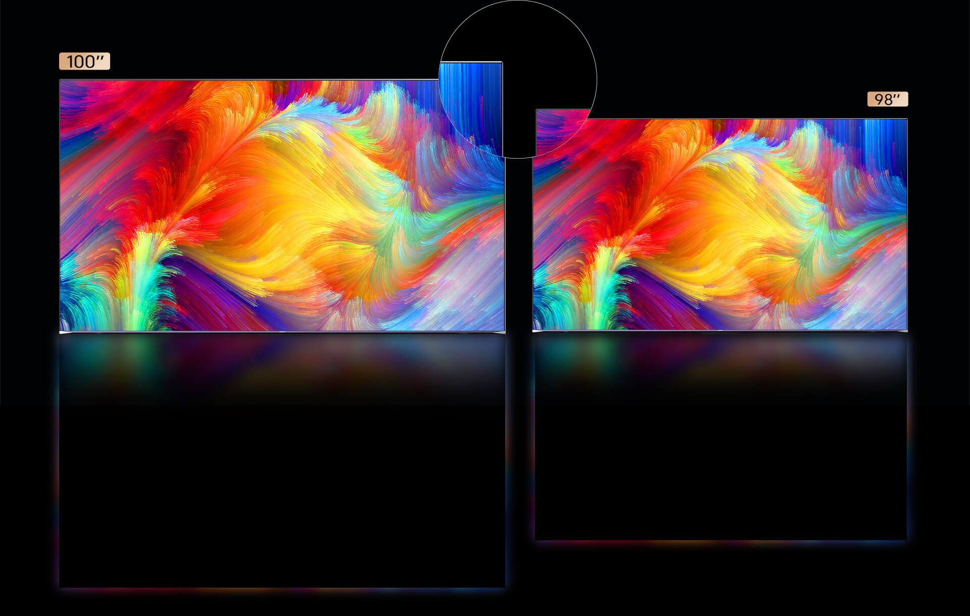100-calowy telewizor 4K UHD